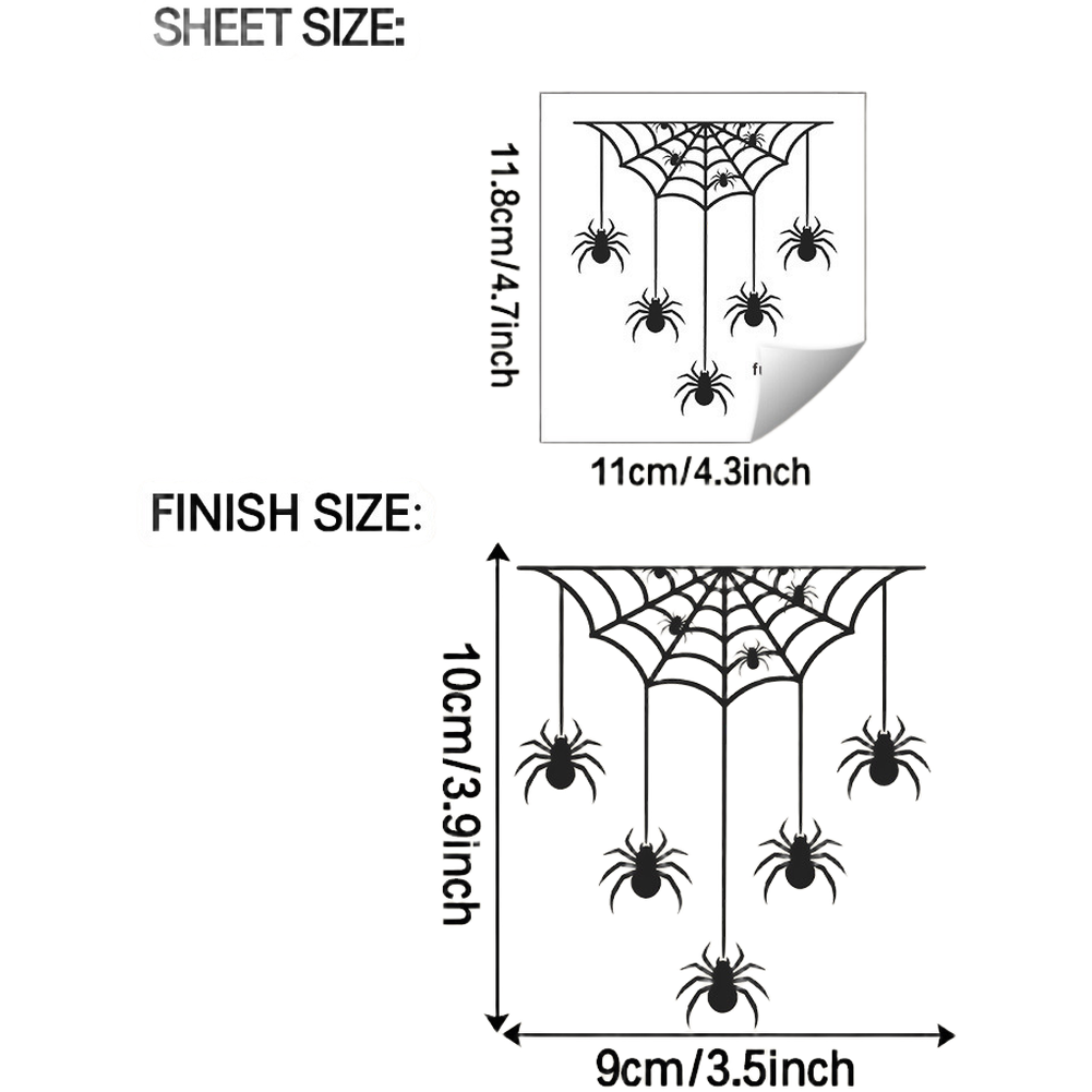 Interior Design Web Free - สติ๊กเกอร์ติดผนังลายฮาโลวีนสำหรับห้องนั่งเล่น ห้องนอน ห้องทำงาน ทางเข้าบ้าน ดีไซน์แขวนตกแต่งจาก PVC