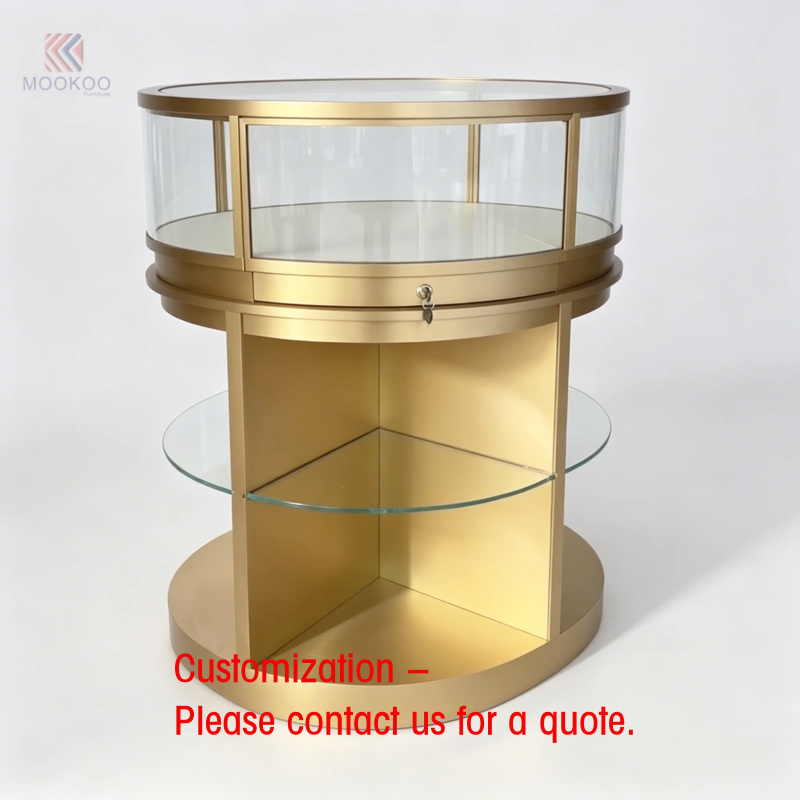 Interior Design Usa - การออกแบบตกแต่งภายในร้านทองคำแบบกำหนดเอง ตู้โชว์วังเดียน
