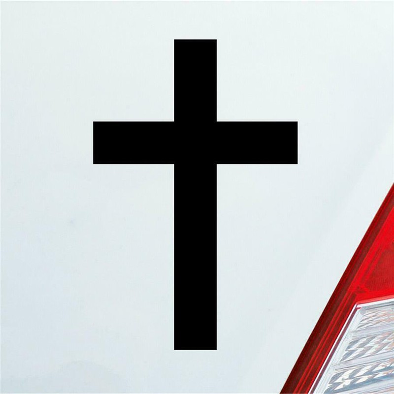 Interior Design Magazine - รถสติกเกอร์ที่คุณต้องการสีCross Churchโบสถ์กางเขนกางเขนเชื่อกันชนผนังแล็ปท็อปArtสติกเกอร์รถ