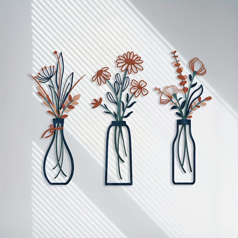 ประติมากรรมติดผนังลายดอกไม้ขนา - Interior Design Elegant บทวิจารณ์และราคา