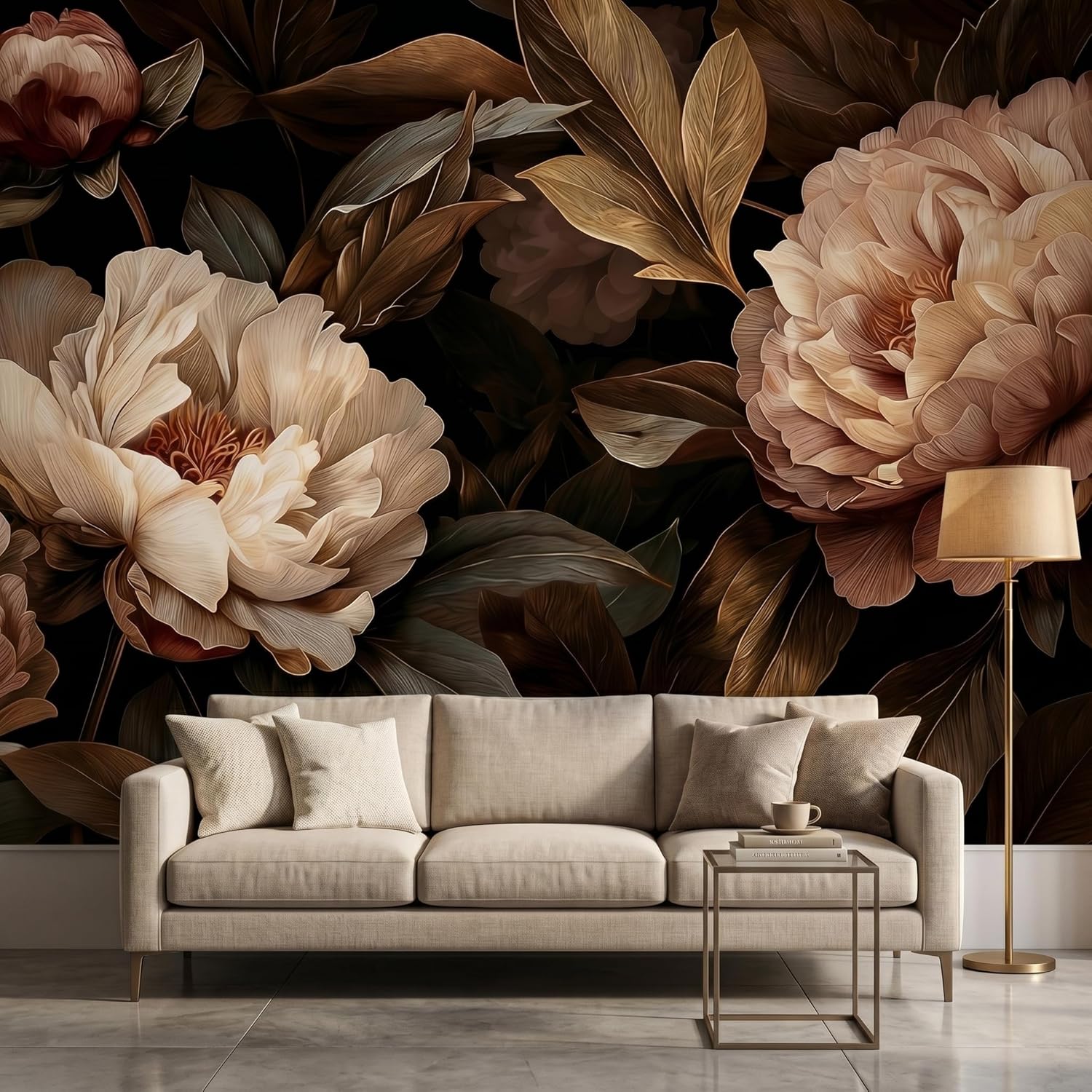 พรมแขวนผนังลายดอกโบตั๋นสุดหรู  - Interior Design Elegant บทวิจารณ์และราคา