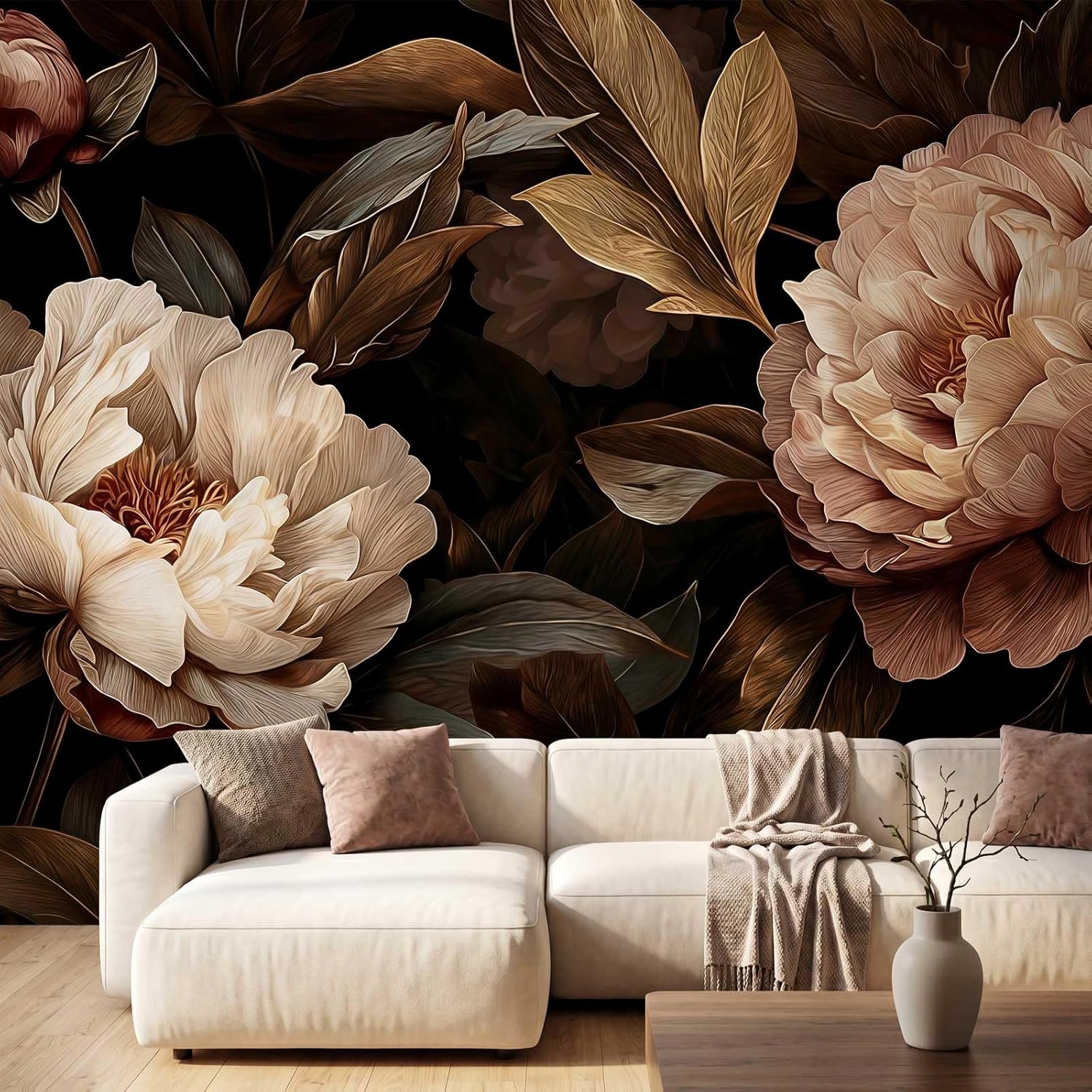พรมแขวนผนังลายดอกโบตั๋นสุดหรู  - Interior Design Elegant บทวิจารณ์และราคา