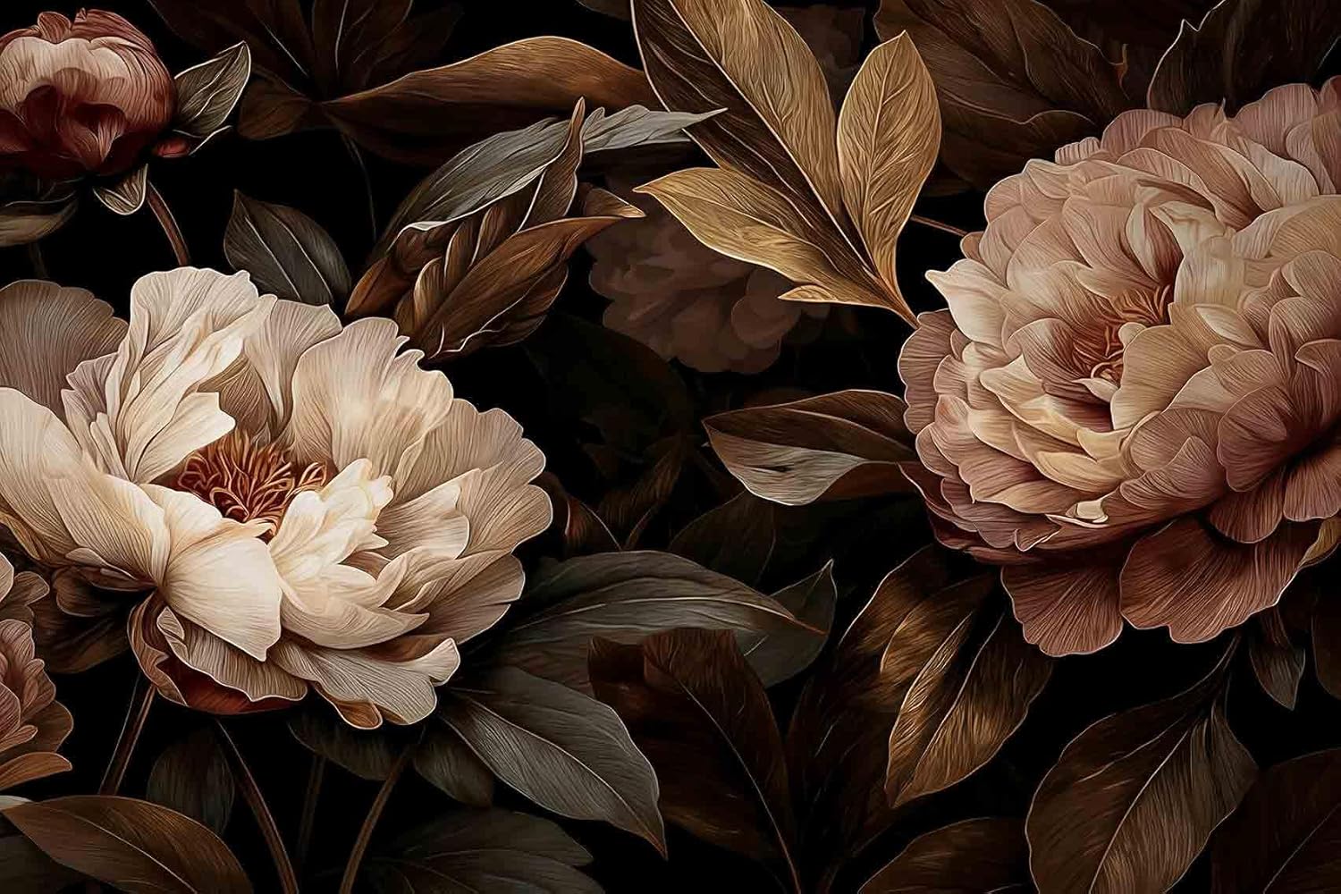 พรมแขวนผนังลายดอกโบตั๋นสุดหรู  - Interior Design Elegant บทวิจารณ์และราคา