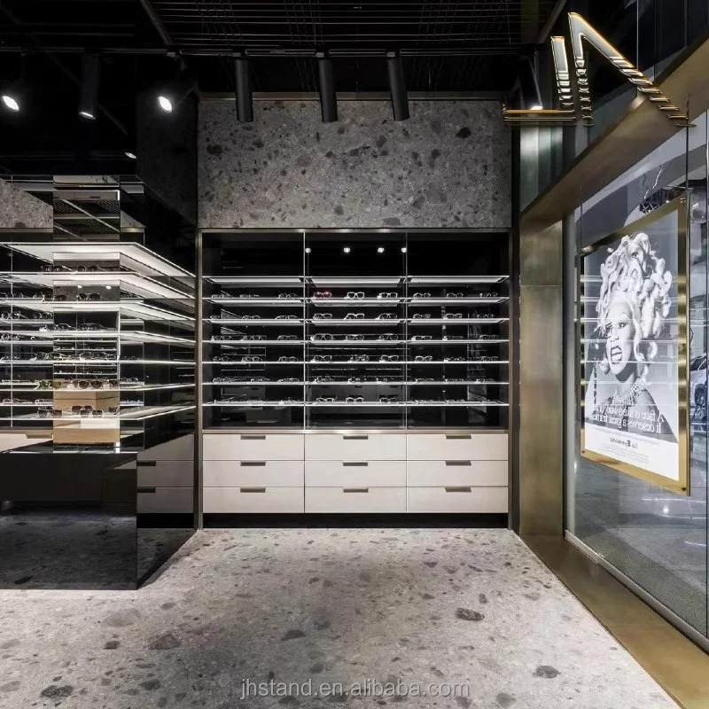 โต๊ะโชว์แว่นตาสำหรับร้านแว่นตา - Interior Design Usa บทวิจารณ์และราคา