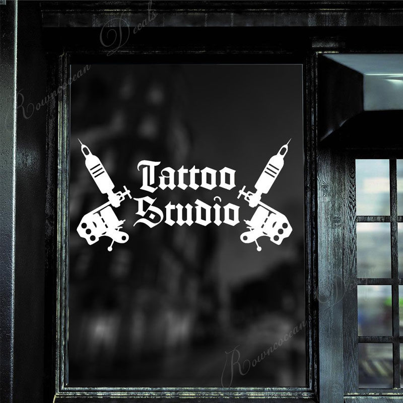 Tattoo Studio LOGOสติ๊กเกอร์ติ - Interior Design Magazine บทวิจารณ์และราคา